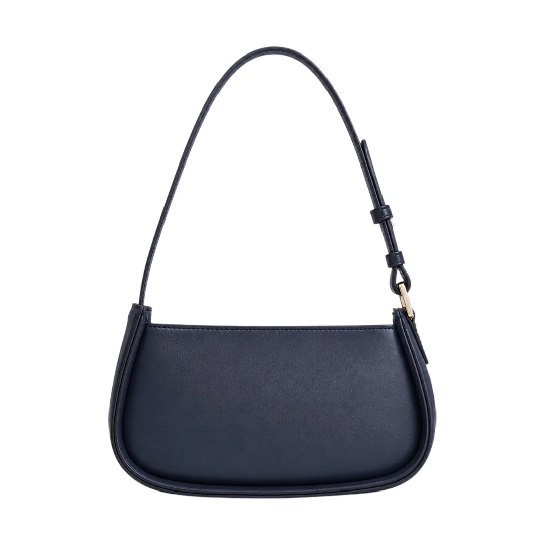 Arzona Navy Faux Leather Women’s Shoulder Handbag