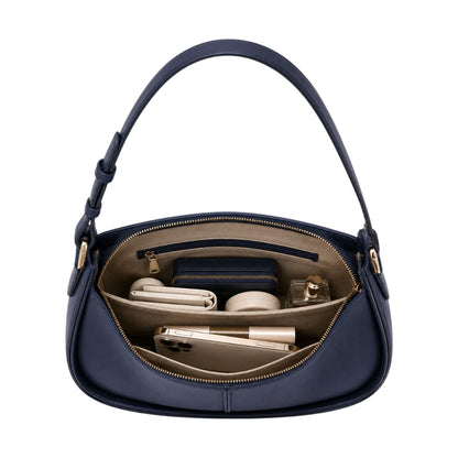 Arzona Navy Faux Leather Women’s Shoulder Handbag