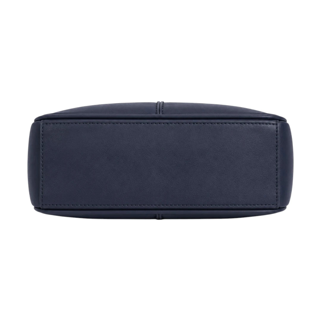 Arzona Navy Faux Leather Women’s Shoulder Handbag
