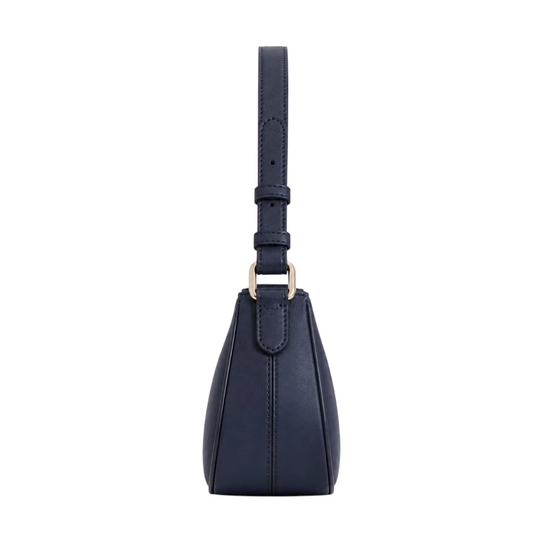 Arzona Navy Faux Leather Women’s Shoulder Handbag